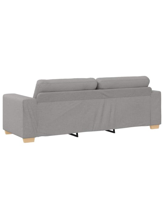 Dīvānu komplekts 2 pcs pelēka 221 x 78 x 80 cm audums: audums