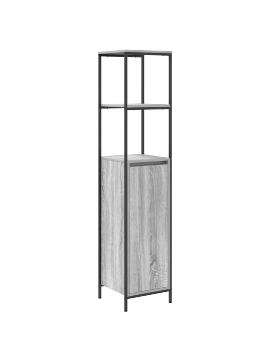 Vannas istabas mēbeļu komplekts 5 pcs pelēka 76.5 x 35 x 95 cm