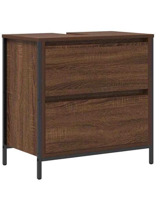 Vannas istabas mēbeļu komplekts 5 pcs brūna 76.5 x 35 x 95 cm