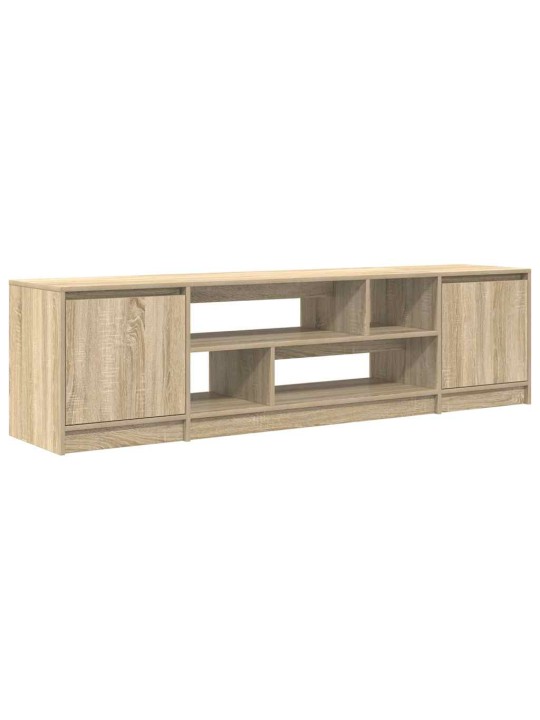 Tv skapītis, ozolkoka krāsa, 188,5x41x50 cm, inženierijas koks