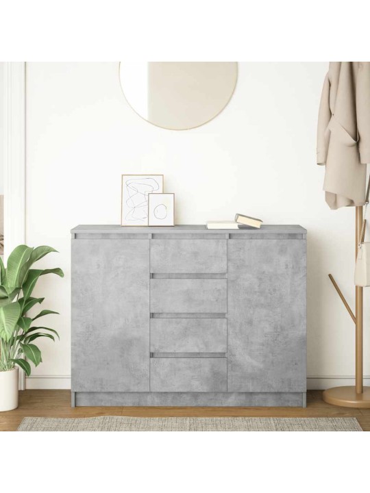 Kumode ar atvilktnēm, 100,5x35x76 cm, inženierijas koks