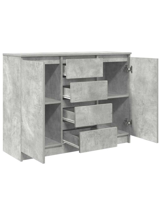 Kumode ar atvilktnēm, 100,5x35x76 cm, inženierijas koks