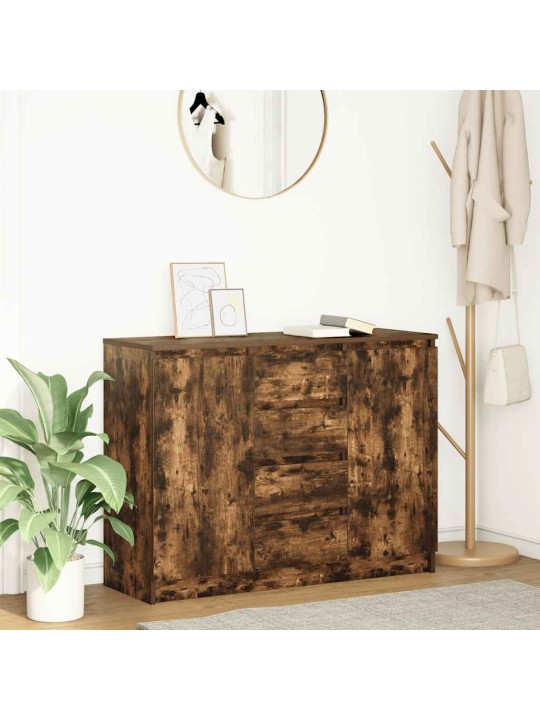 Kumode ar atvilktnēm, 100,5x35x76 cm, inženierijas koks