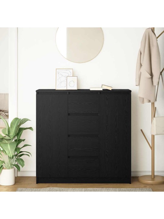 Kumode ar atvilktnēm, 100,5x35x98,5 cm inženierijas koks