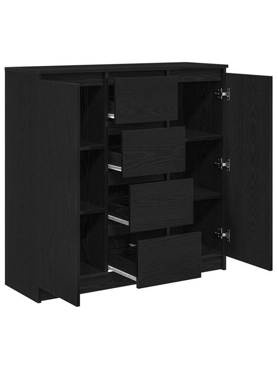 Kumode ar atvilktnēm, 100,5x35x98,5 cm inženierijas koks