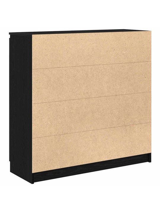 Kumode ar atvilktnēm, 100,5x35x98,5 cm inženierijas koks