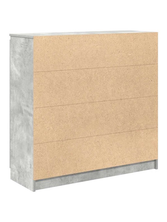 Kumode ar atvilktnēm, 100,5x35x98,5 cm, inženierijas koks