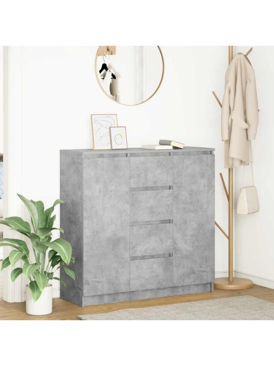 Kumode ar atvilktnēm, 100,5x35x98,5 cm, inženierijas koks