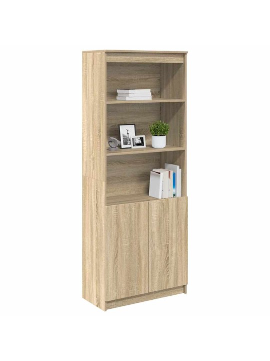 Augstais skapītis ozolkoka krāsa 70x35x180 cm inženierijas koks
