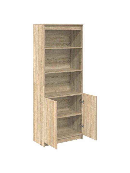 Augstais skapītis ozolkoka krāsa 70x35x180 cm inženierijas koks