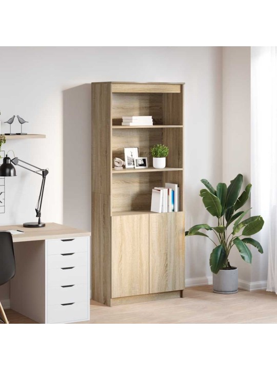 Augstais skapītis ozolkoka krāsa 70x35x180 cm inženierijas koks