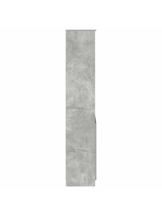 Augstais skapītis betona pelēks 70x35x180 cm inženierijas koks