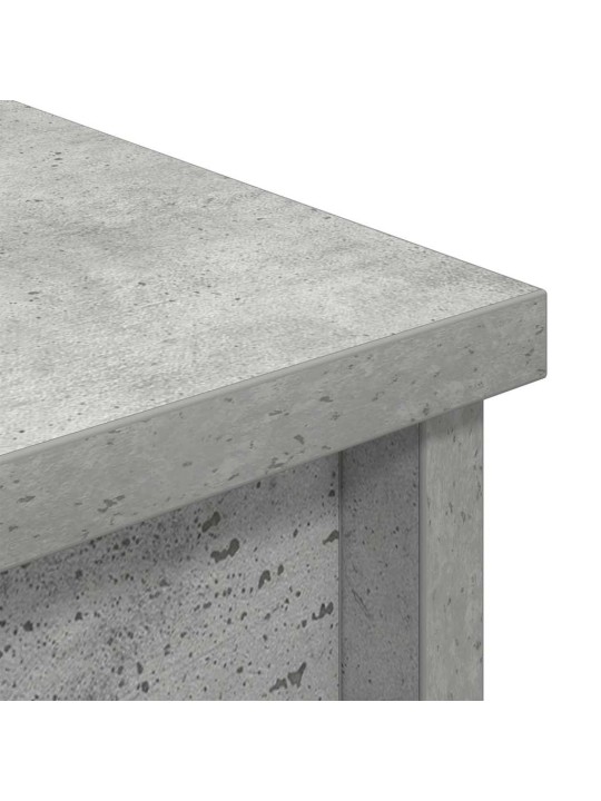 Augstais skapītis betona pelēks 70x35x180 cm inženierijas koks