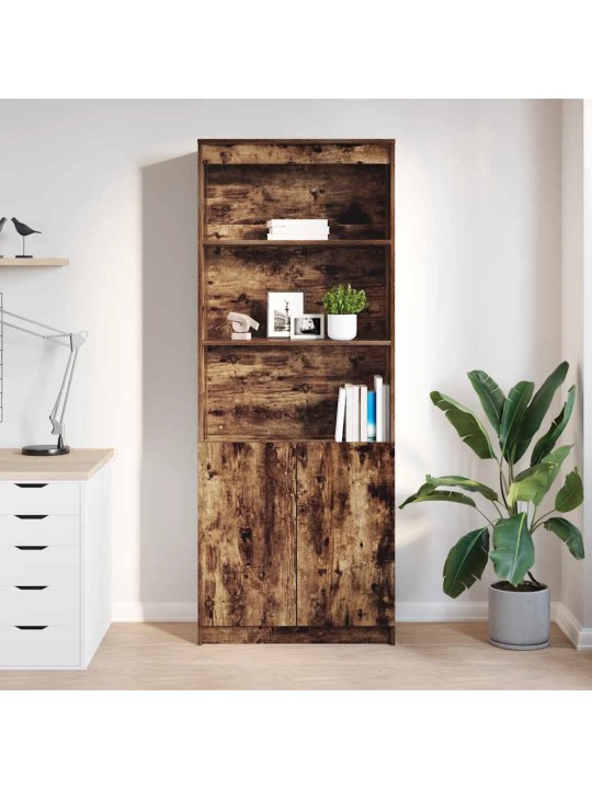 Augstais skapītis ozolkoka krāsa 70x35x180 cm inženierijas koks