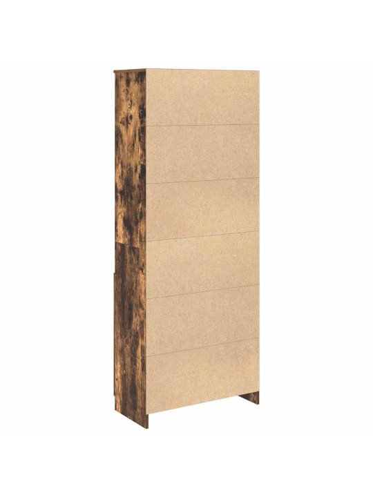 Augstais skapītis ozolkoka krāsa 70x35x180 cm inženierijas koks