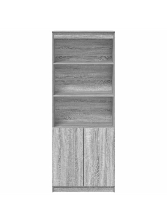 Augstais skapītis pelēka ozolkoka krāsa 70x35x180 cm