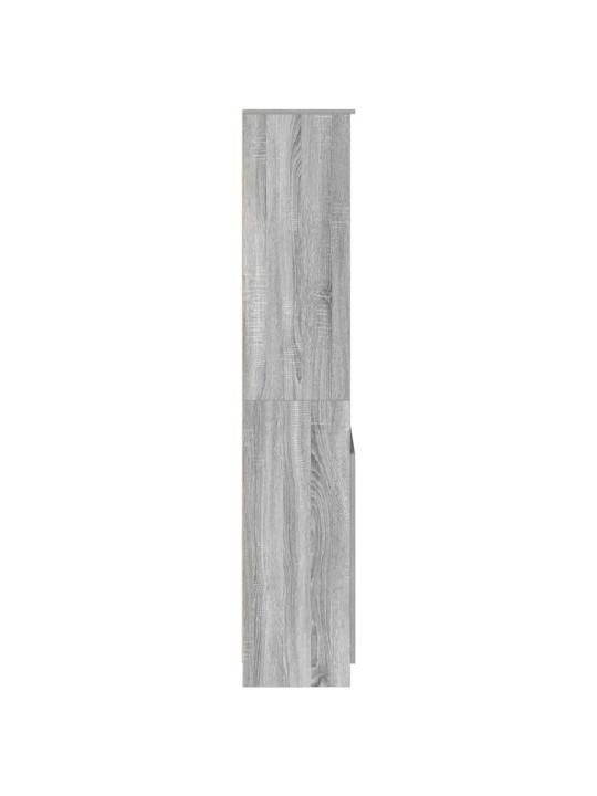 Augstais skapītis pelēka ozolkoka krāsa 70x35x180 cm