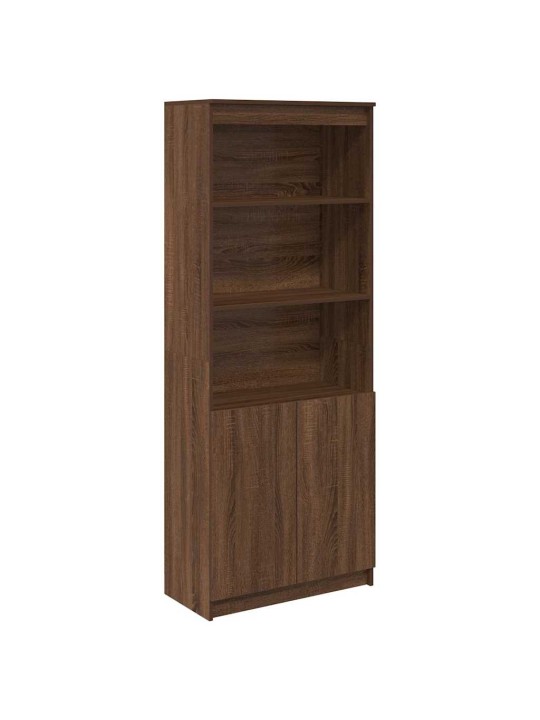 Augstais skapītis ozolkoka krāsa 70x35x180 cm inženierijas koks