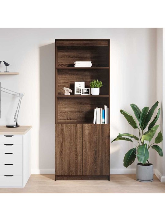 Augstais skapītis ozolkoka krāsa 70x35x180 cm inženierijas koks