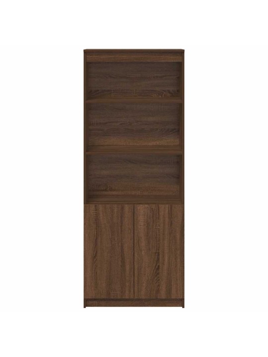 Augstais skapītis ozolkoka krāsa 70x35x180 cm inženierijas koks