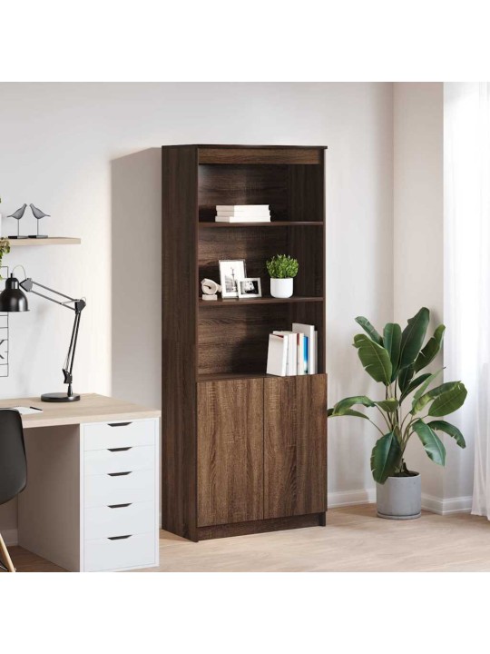 Augstais skapītis ozolkoka krāsa 70x35x180 cm inženierijas koks
