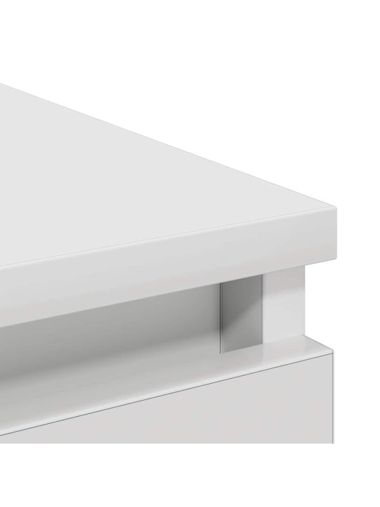 Kumode, balta, 80x35x99 cm, inženierijas koks