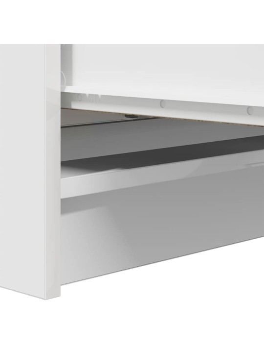 Kumode, balta, 80x35x99 cm, inženierijas koks