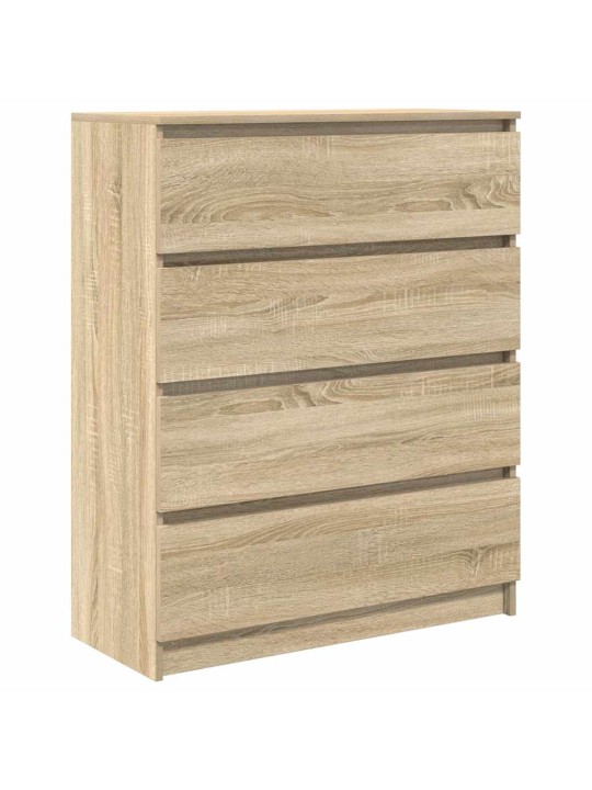 Kumode, ozolkoka krāsa, 80x35x99 cm, inženierijas koks