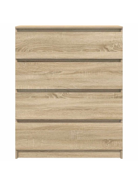 Kumode, ozolkoka krāsa, 80x35x99 cm, inženierijas koks