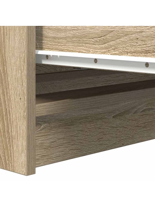 Kumode, ozolkoka krāsa, 80x35x99 cm, inženierijas koks