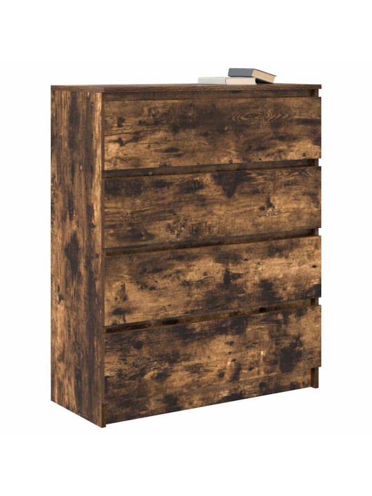 Kumode, ozolkoka krāsa, 80x35x99 cm, inženierijas koks