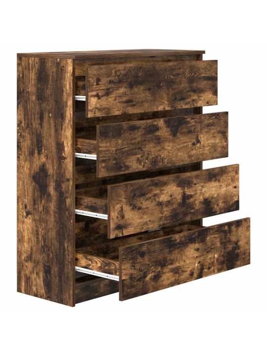 Kumode, ozolkoka krāsa, 80x35x99 cm, inženierijas koks