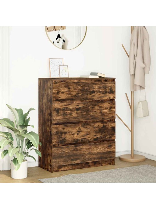 Kumode, ozolkoka krāsa, 80x35x99 cm, inženierijas koks