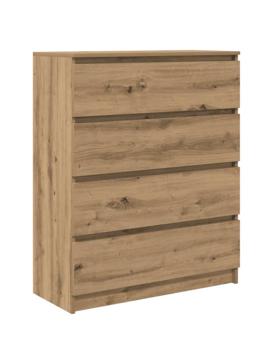 Kumode, koka krāsa, 80x35x99 cm, inženierijas koks
