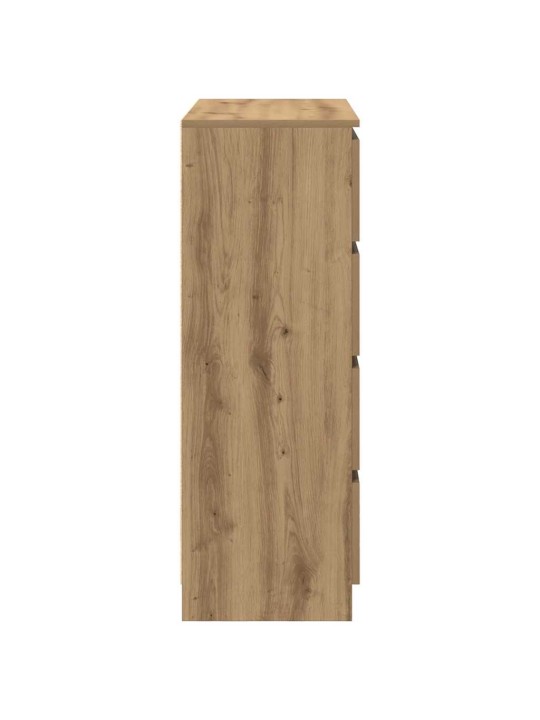 Kumode, koka krāsa, 80x35x99 cm, inženierijas koks