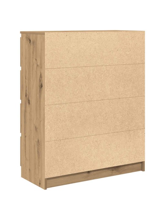 Kumode, koka krāsa, 80x35x99 cm, inženierijas koks