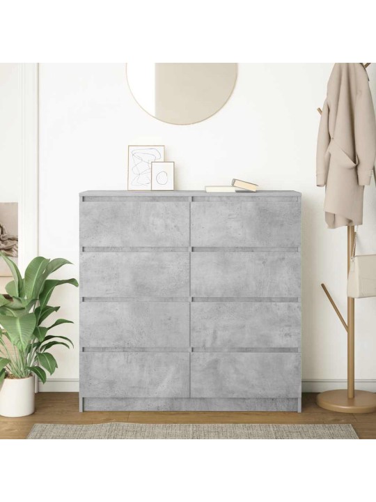 Bufete betons pelēks 100x35x99 cm engineered wood