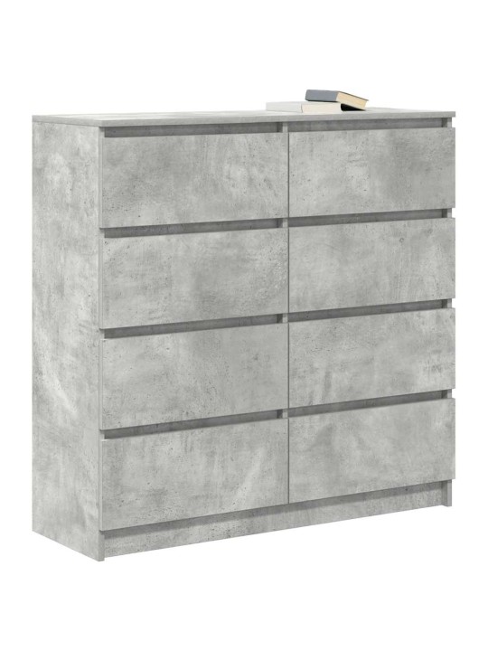 Bufete betons pelēks 100x35x99 cm engineered wood