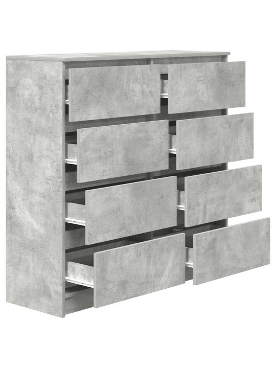 Bufete betons pelēks 100x35x99 cm engineered wood