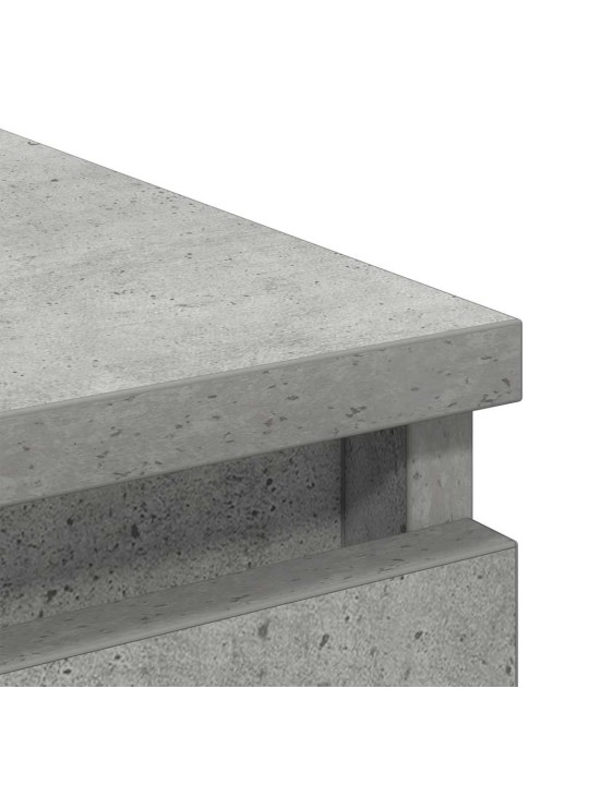 Bufete betons pelēks 100x35x99 cm engineered wood