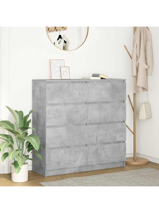 Bufete betons pelēks 100x35x99 cm engineered wood