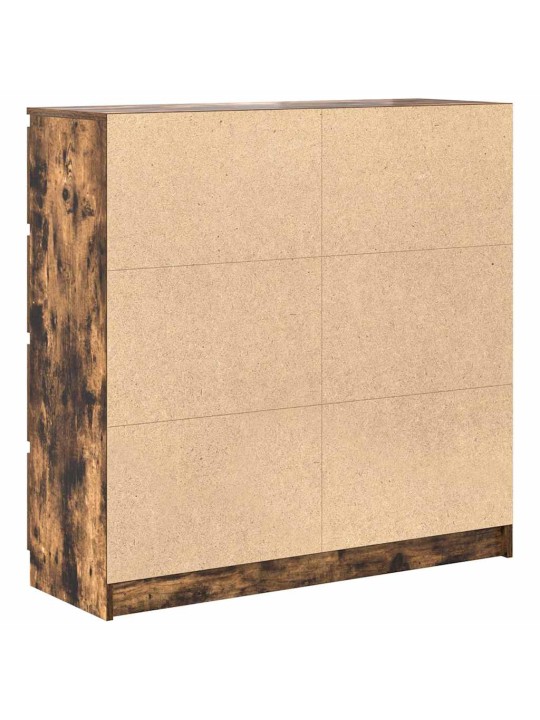 Bufete kūpināts ozols 100x35x99 cm engineered wood