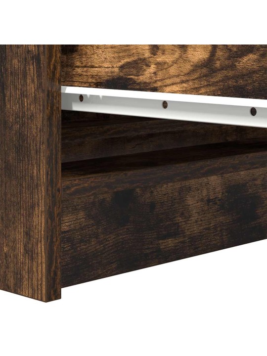 Bufete kūpināts ozols 100x35x99 cm engineered wood