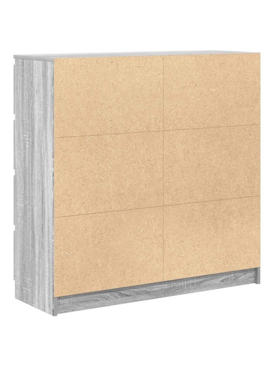 Bufete pelēks sonoma 100x35x99 cm engineered wood