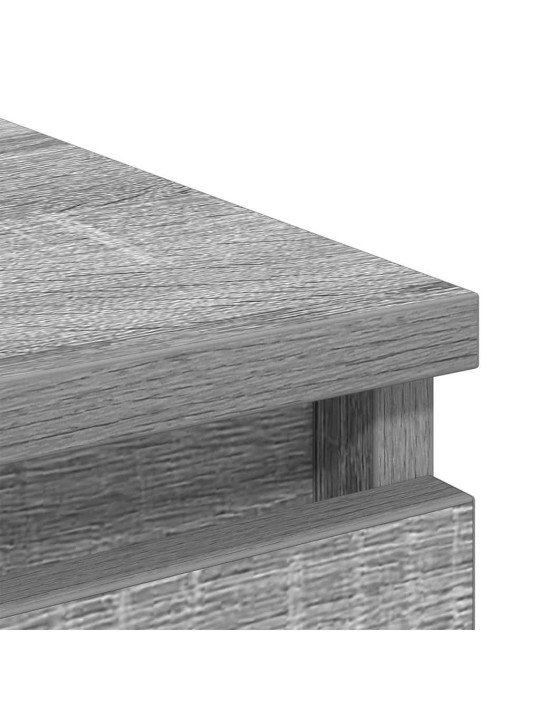 Bufete pelēks sonoma 100x35x99 cm engineered wood