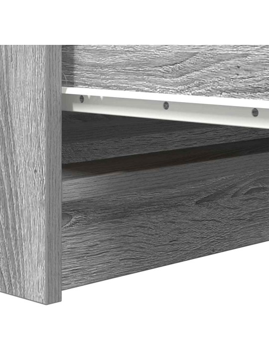 Bufete pelēks sonoma 100x35x99 cm engineered wood