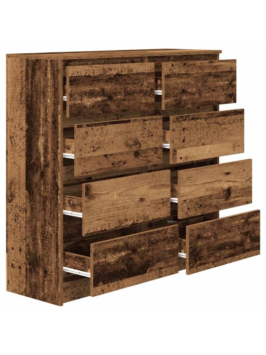 Bufete old wood 100x35x99 cm engineered wood
