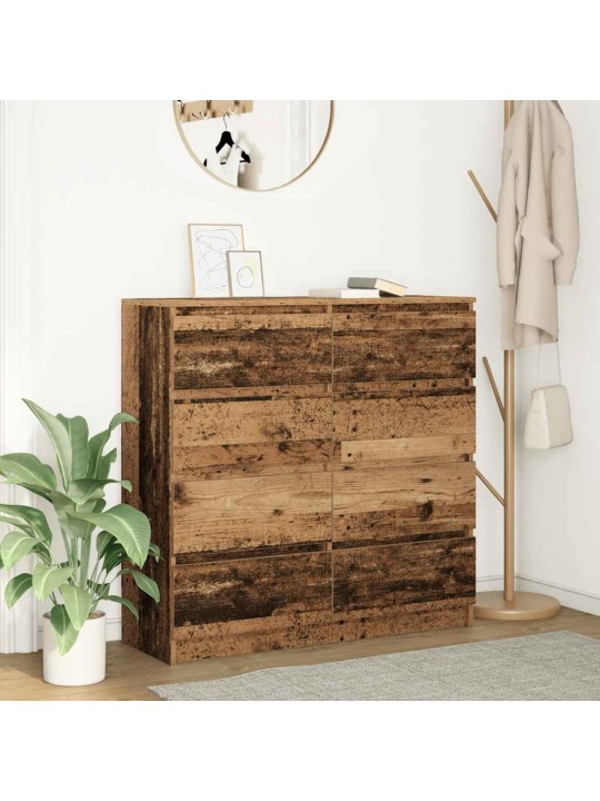 Bufete old wood 100x35x99 cm engineered wood