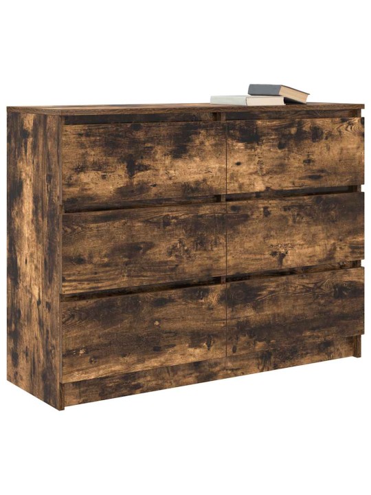 Kumode, ozolkoka krāsa, 100x35x76 cm, inženierijas koks