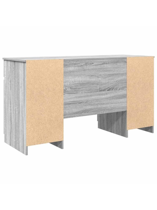 Galds pelēka sonomas ozola 140 x 49 x 76 cm inženierijas koks